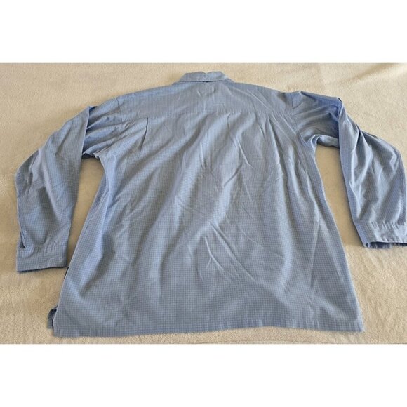 Patagonia Mens Long Sleeve Shirt Size XL Vented Blue Button Down - Picture 3 of 4